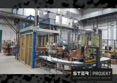 (NOVOL) kompletna linia do chłodzenia, pakowania i paletyzacji puszek