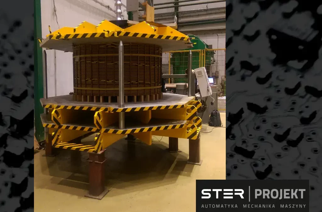 Ściskarka do uzwojeń transformatorów energetycznych (ETHOS ENERGY)