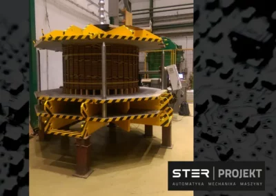 Ściskarka do uzwojeń transformatorów energetycznych (ETHOS ENERGY)